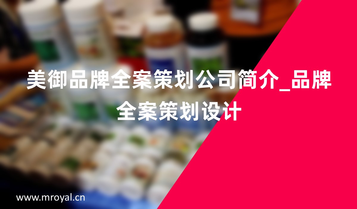 美御品牌全案策劃公司簡介_品牌全案策劃設(shè)計_上海全案策劃公司