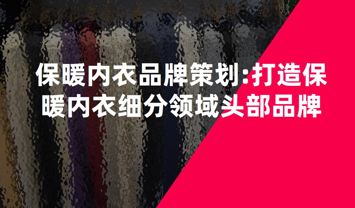 保暖內(nèi)衣品牌策劃:打造保暖內(nèi)衣細(xì)分領(lǐng)域頭部品牌