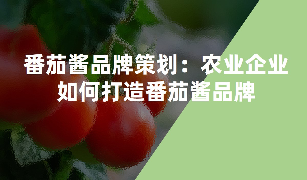 番茄醬品牌策劃：農(nóng)業(yè)企業(yè)如何打造番茄醬品牌